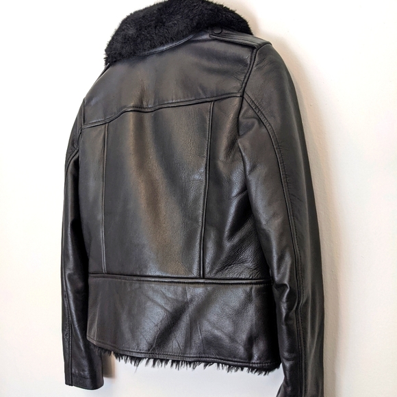 Higgens Lux Leather Biker Jacket - US 6 - Picture 4 of 8